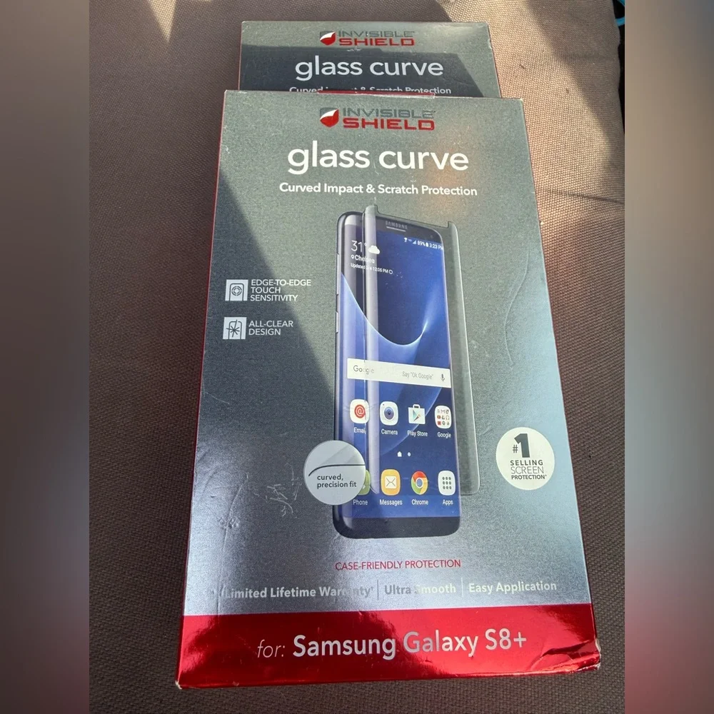 Glass Curve Screen Protector for Samsung Galaxy S8+ - Black